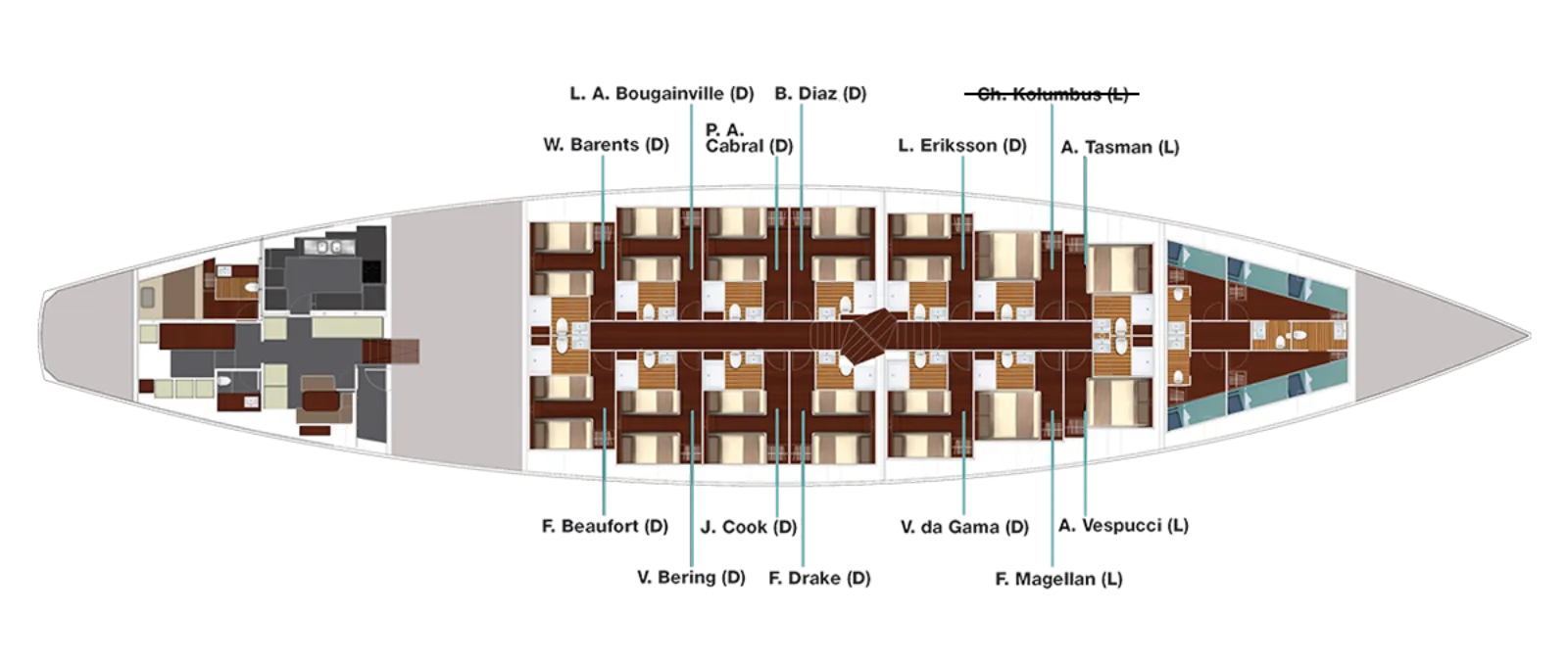Kabinenplan